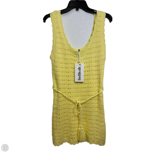 Dress Casual Short By Clothes Mentor In Yellow, Size: L