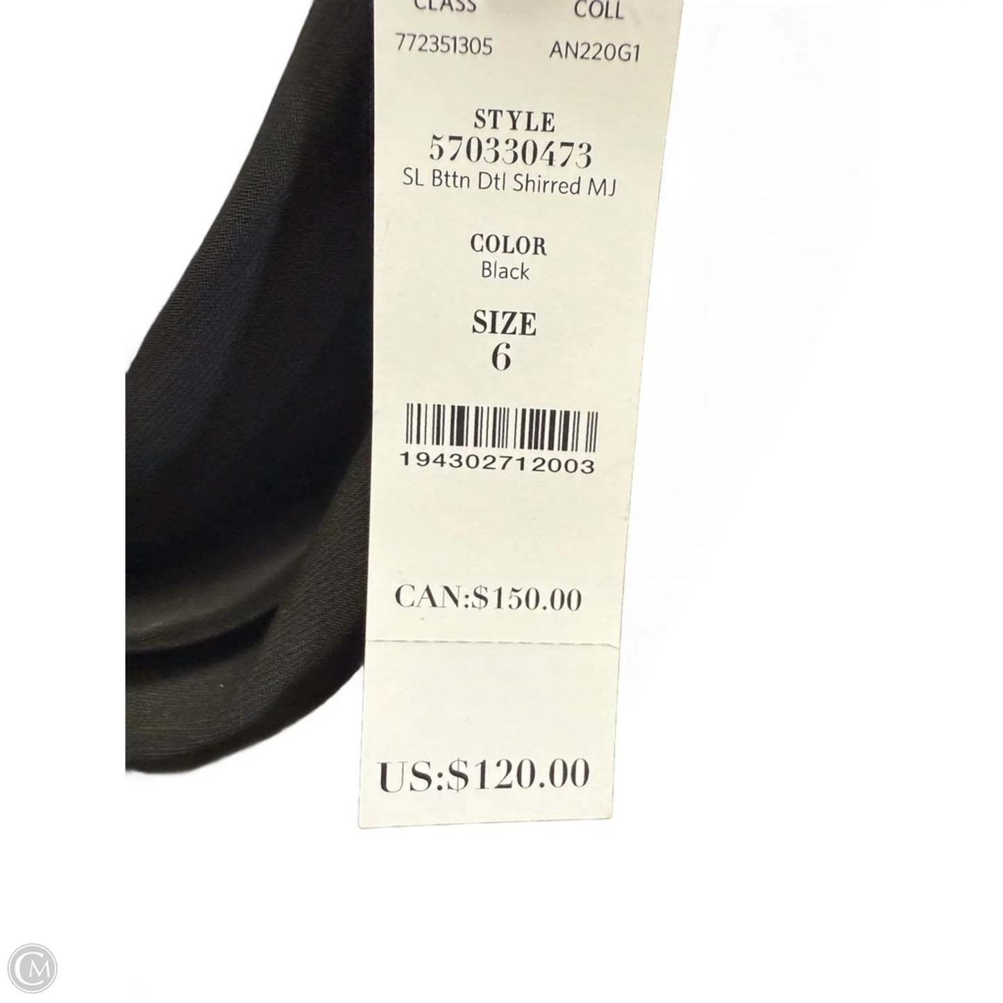 Dress Party Short By White House Black Market In Black, Size: 6