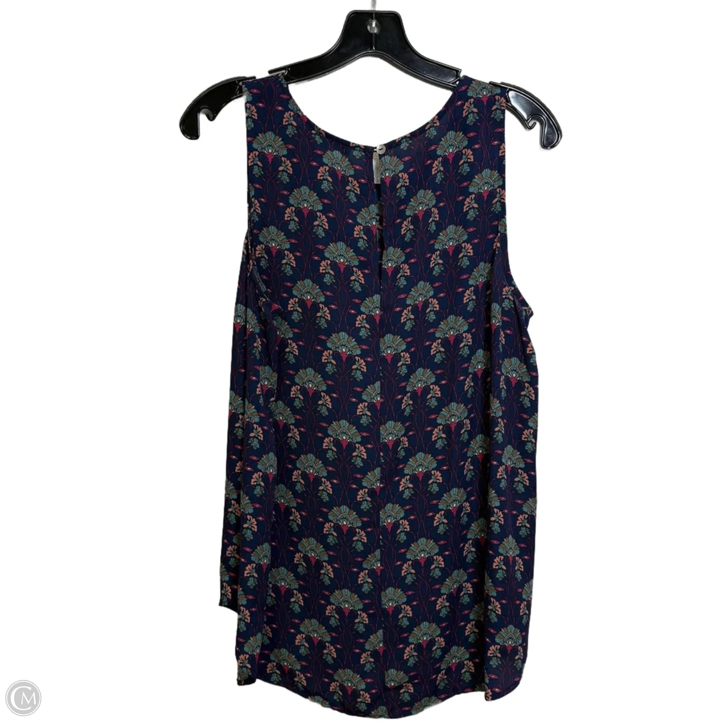 Top Sleeveless By Daniel Rainn In Navy, Size: M
