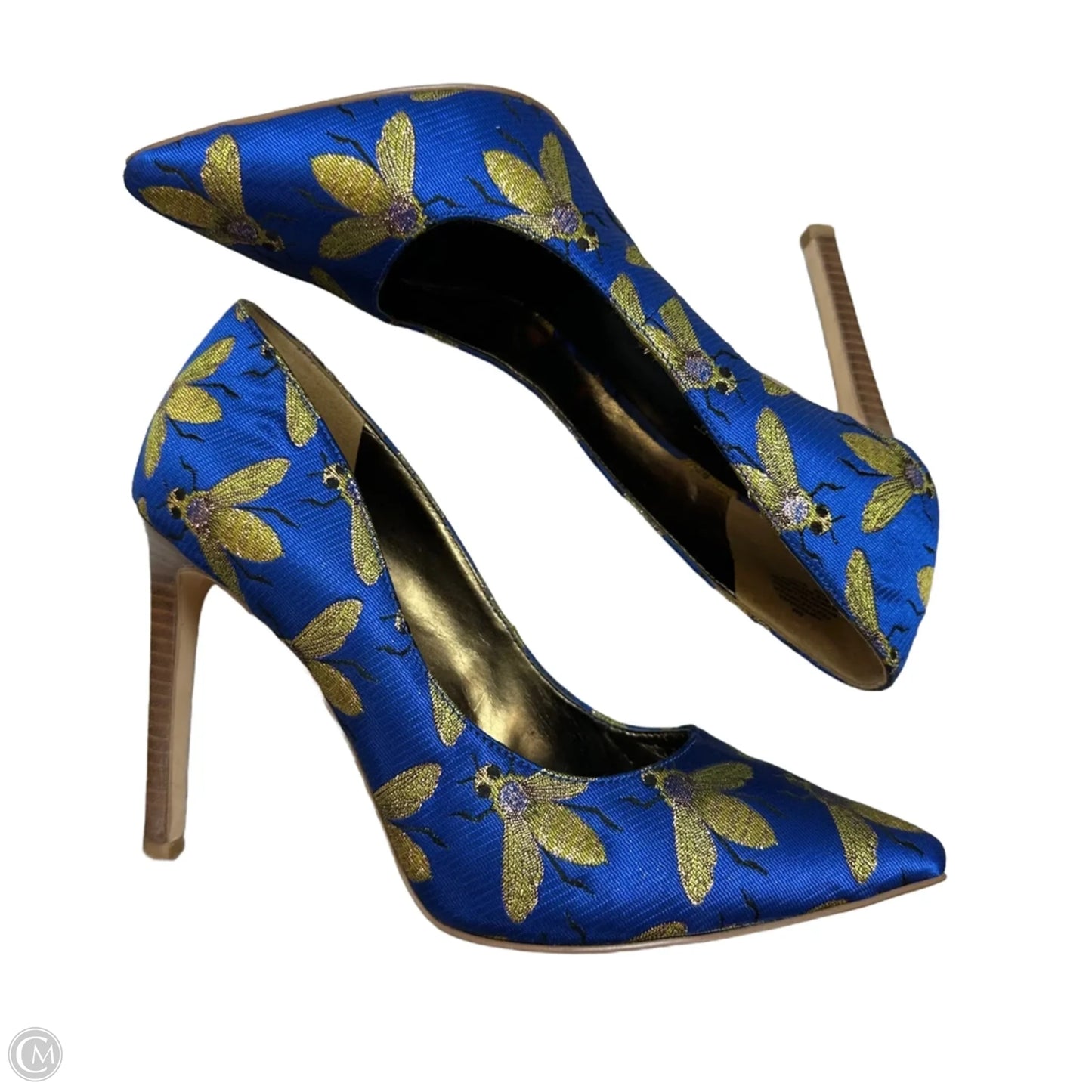 Shoes Heels Stiletto By Nine West In Blue, Size: 8