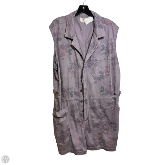 Romper By Lucky Brand In Floral Print, Size: Xxl