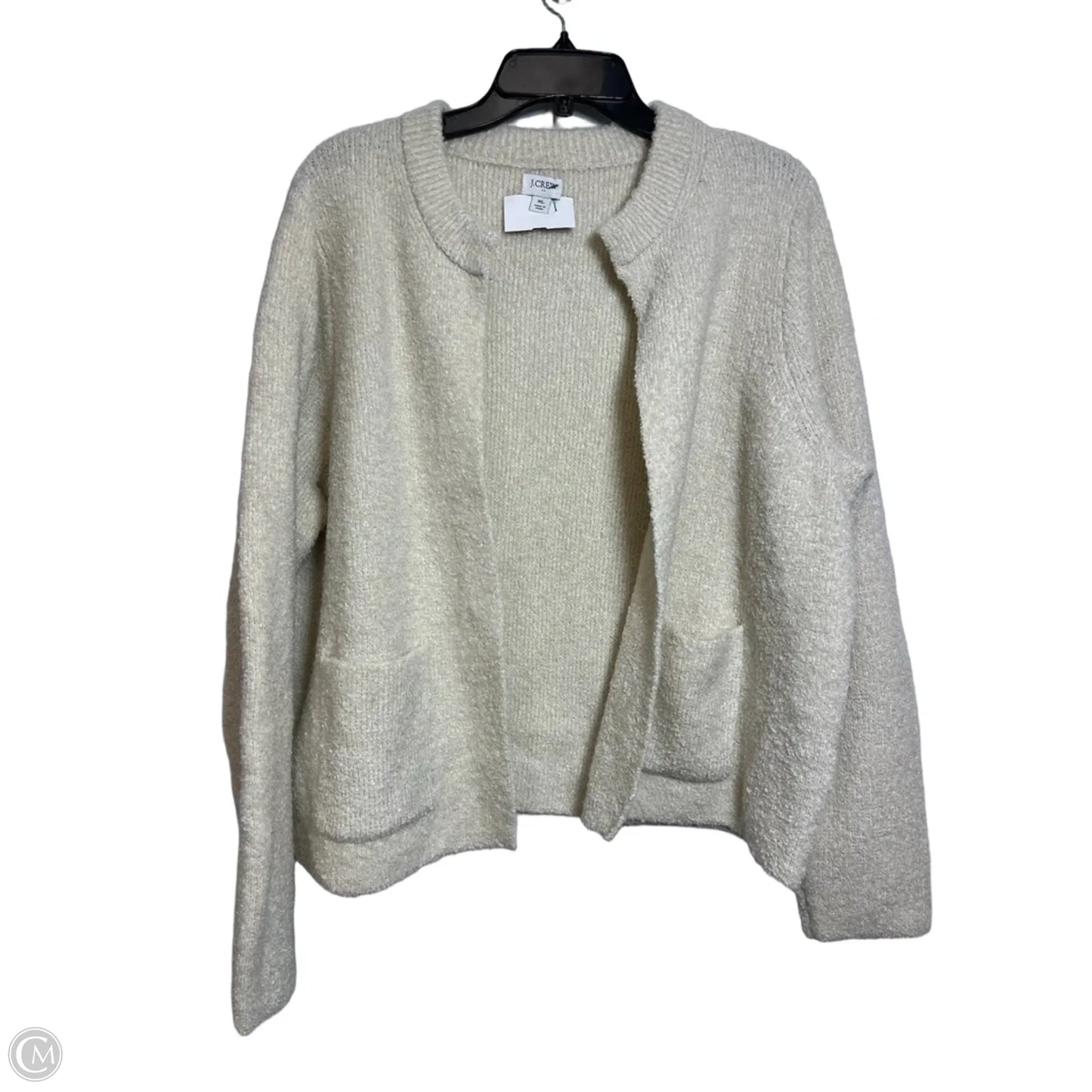 Cardigan By J. Crew In Ivory, Size: Xl