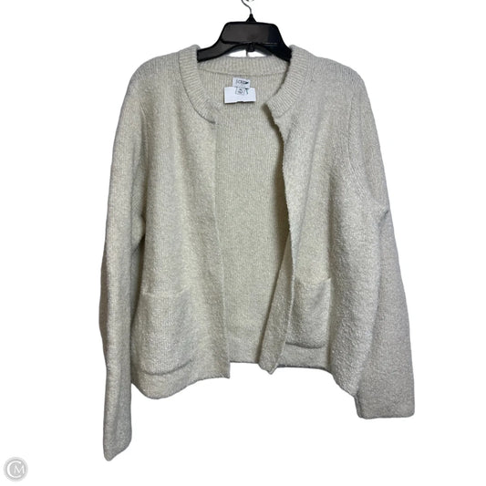 Cardigan By J. Crew In Ivory, Size: Xl