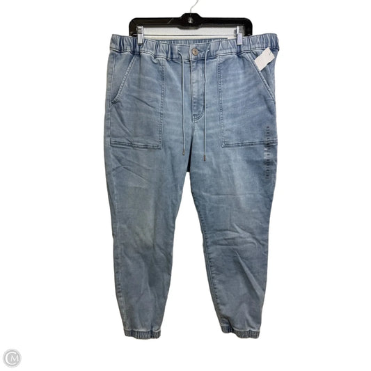 Pants Joggers By American Eagle In Blue Denim, Size: 20