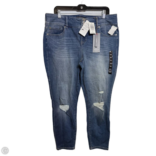 Jeans Jeggings By Torrid In Blue Denim, Size: 18