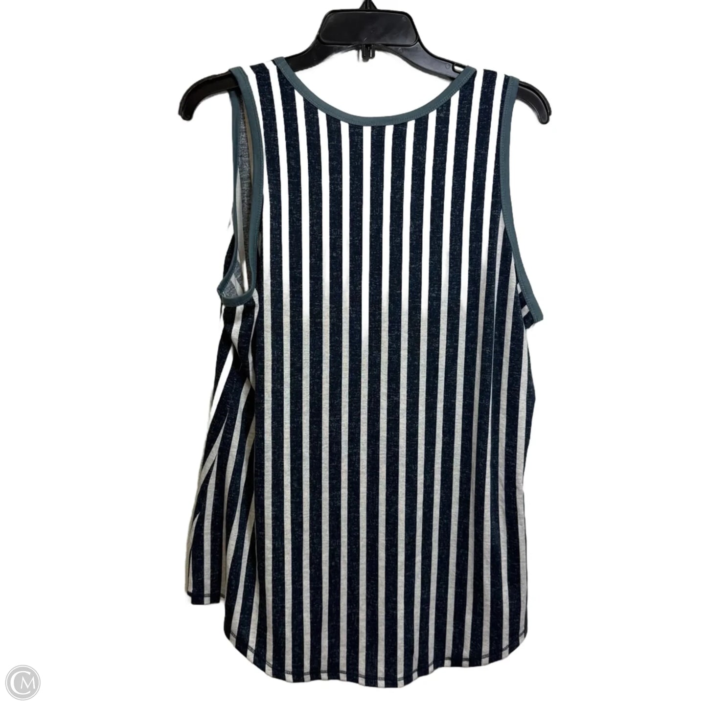 Top Sleeveless By Lularoe In Striped Pattern, Size: 2x