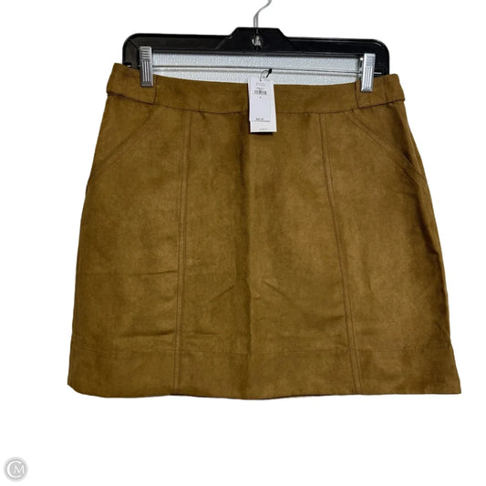 Skirt Mini & Short By Banana Republic In Tan, Size: 8