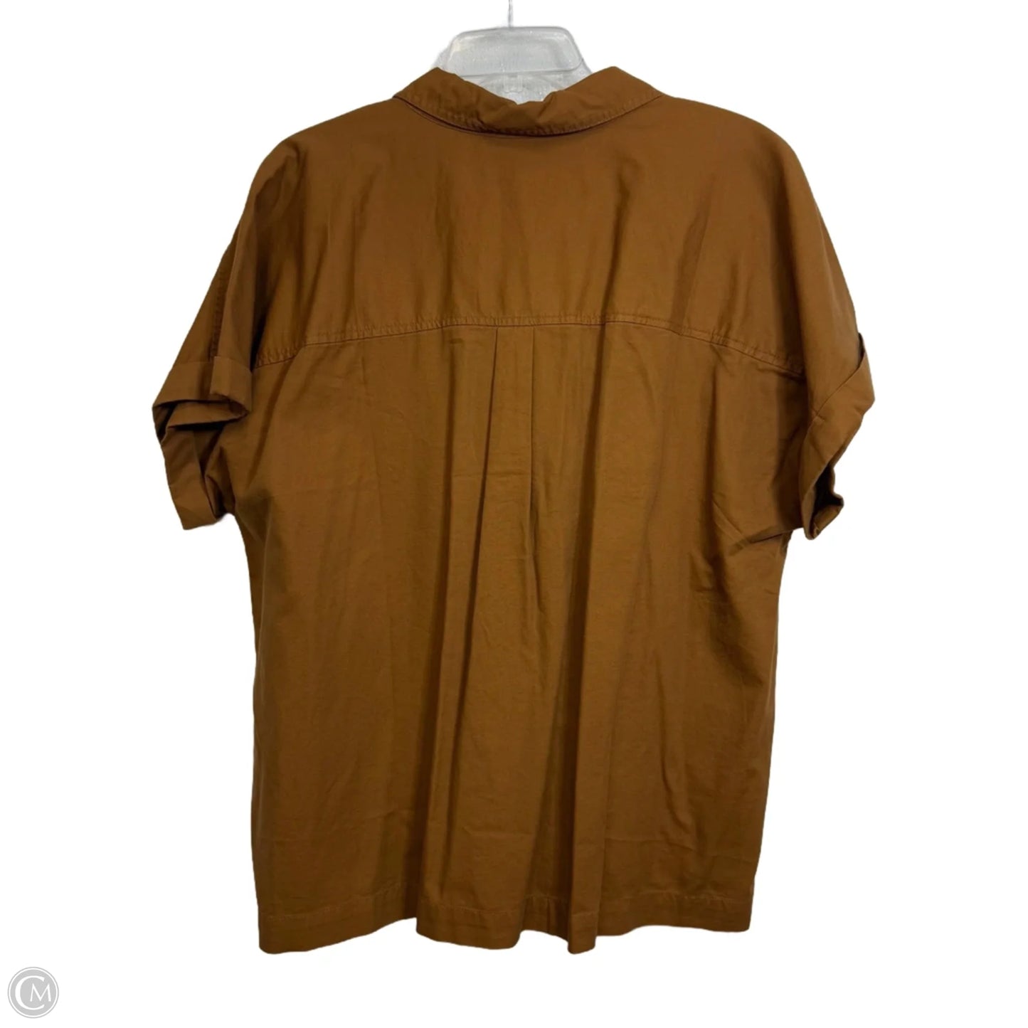 Top Short Sleeve By Universal Thread In Copper, Size: 1x