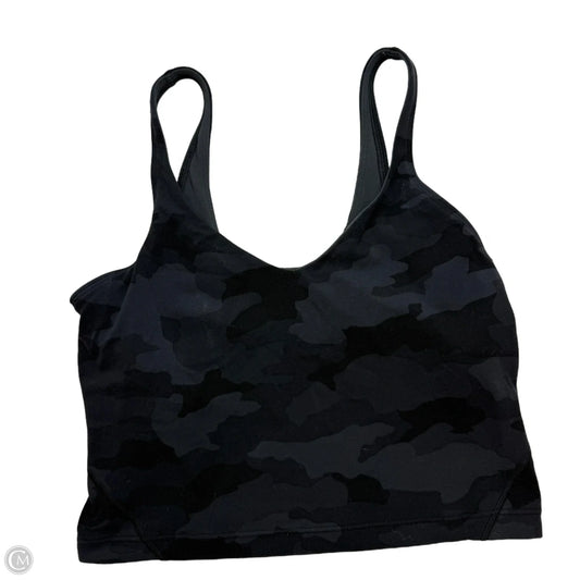 Athletic Bra By Lululemon In Camouflage Print, Size: 6