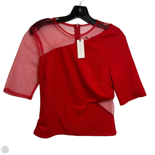 Top Short Sleeve By Sunday In Brooklyn In Red, Size: S