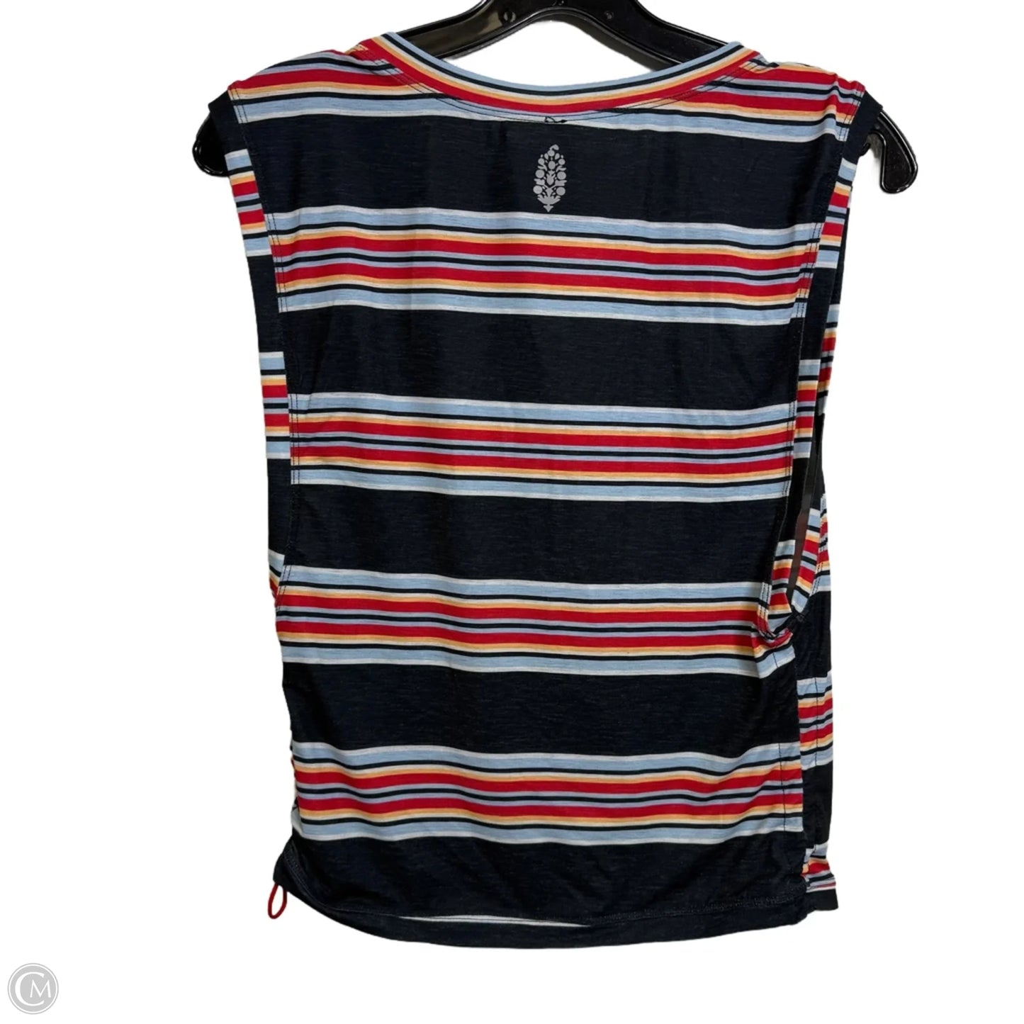 Top Sleeveless By Free People In Striped Pattern, Size: M