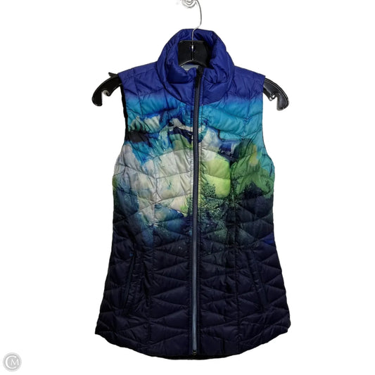 Vest Puffer & Quilted By Athleta In Multi-colored, Size: Xxs