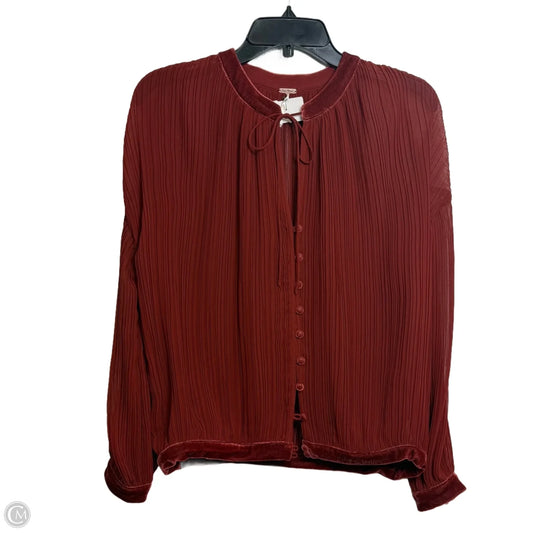 Top Long Sleeve By Free People In Copper, Size: Xs