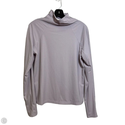 Athletic Top Long Sleeve Collar By Calia In Purple, Size: M