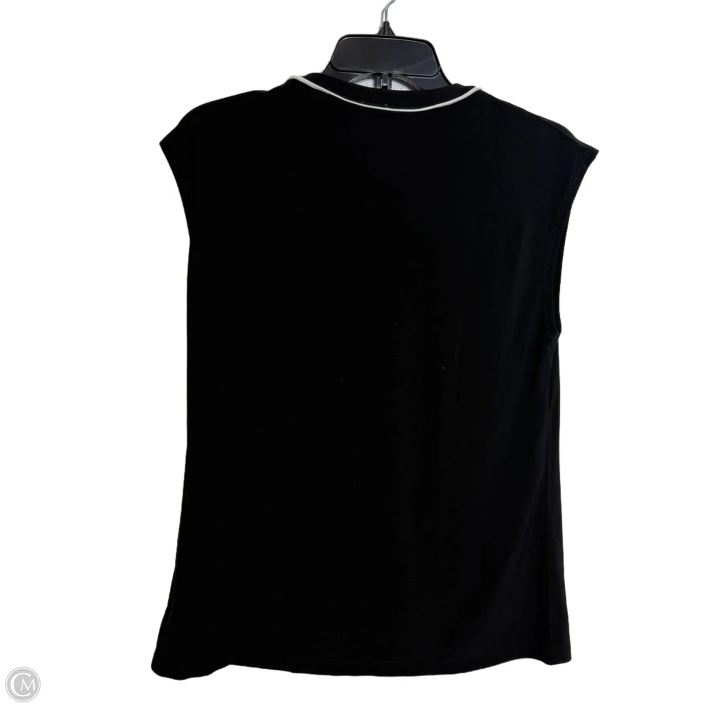 Top Sleeveless By Anne Klein In Black, Size: S