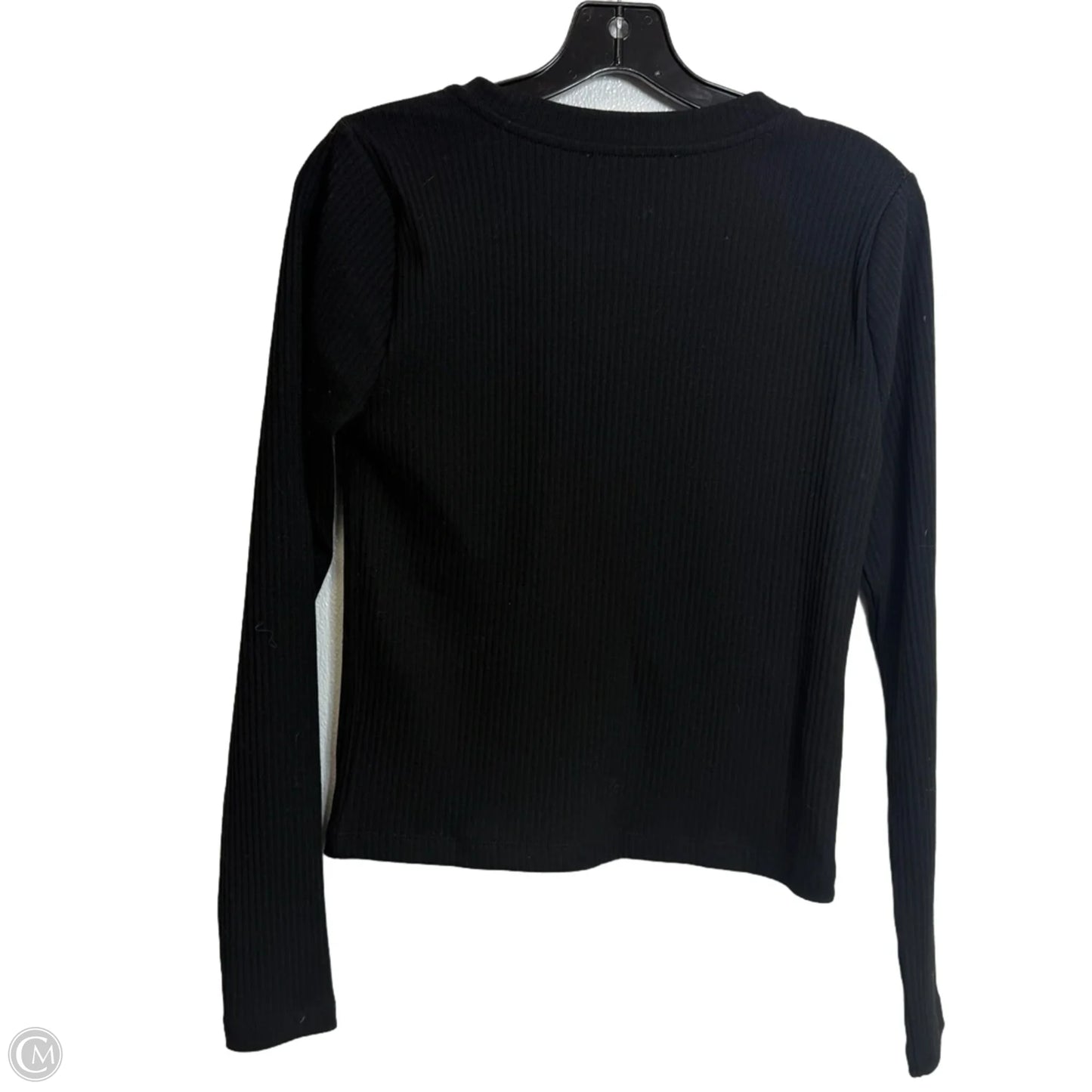 Top Long Sleeve By Loft In Black, Size: M