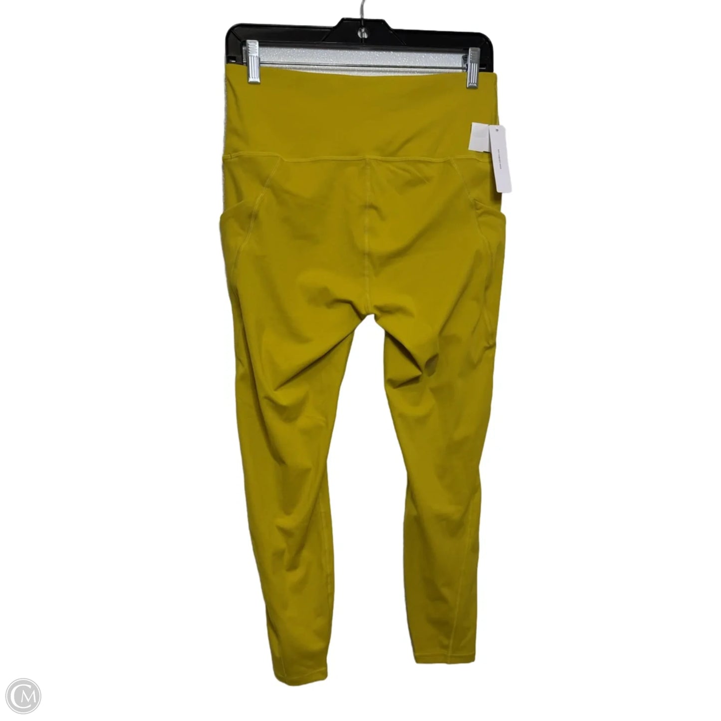 Athletic Leggings By Cme In Chartreuse, Size: L