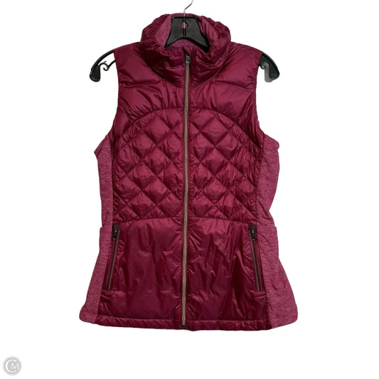 Vest Puffer & Quilted By Lululemon In Maroon, Size: M