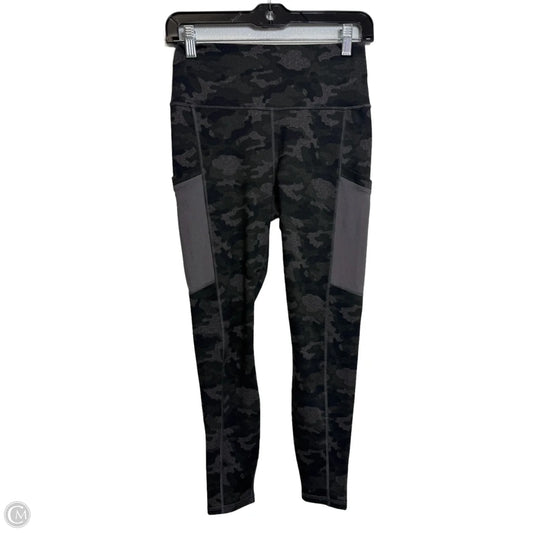 Athletic Leggings By Fabletics In Camouflage Print, Size: M
