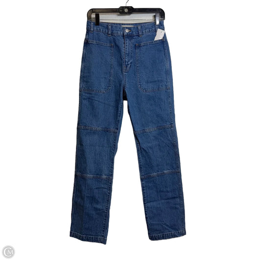 Jeans Straight By Madewell In Blue Denim, Size: 6