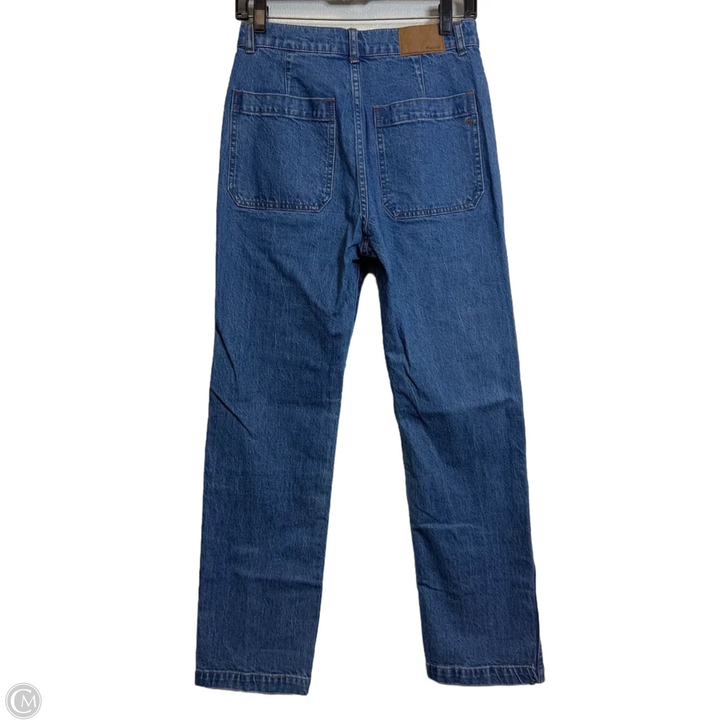 Jeans Straight By Madewell In Blue Denim, Size: 6