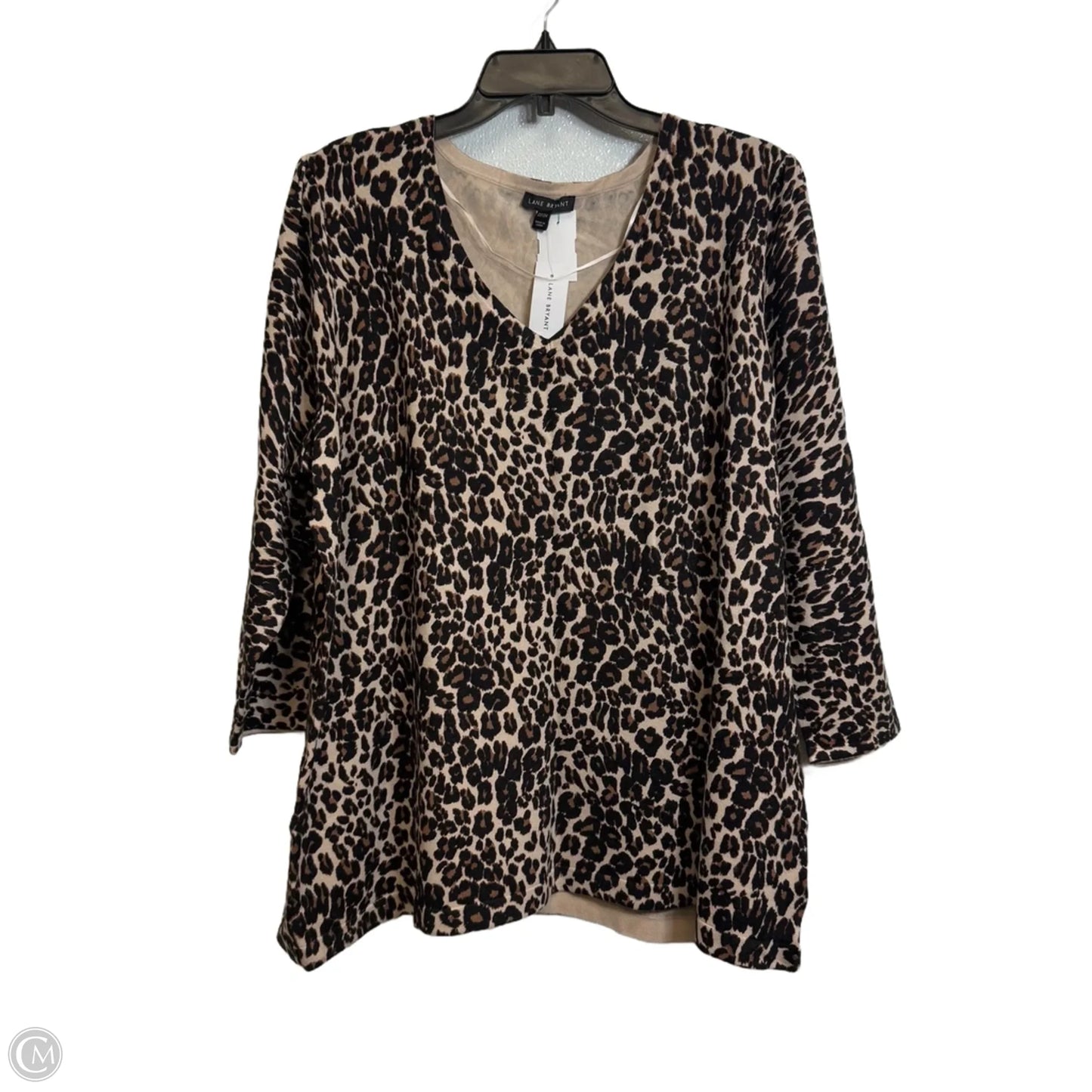 Sweater By Lane Bryant In Animal Print, Size: 2x