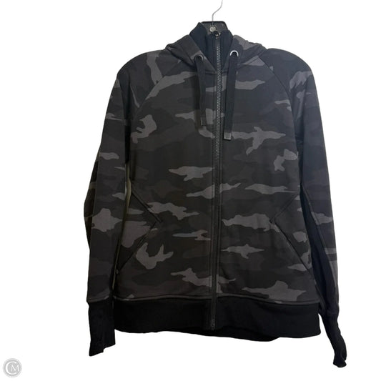 Athletic Sweatshirt Hoodie By Athleta In Camouflage Print, Size: M