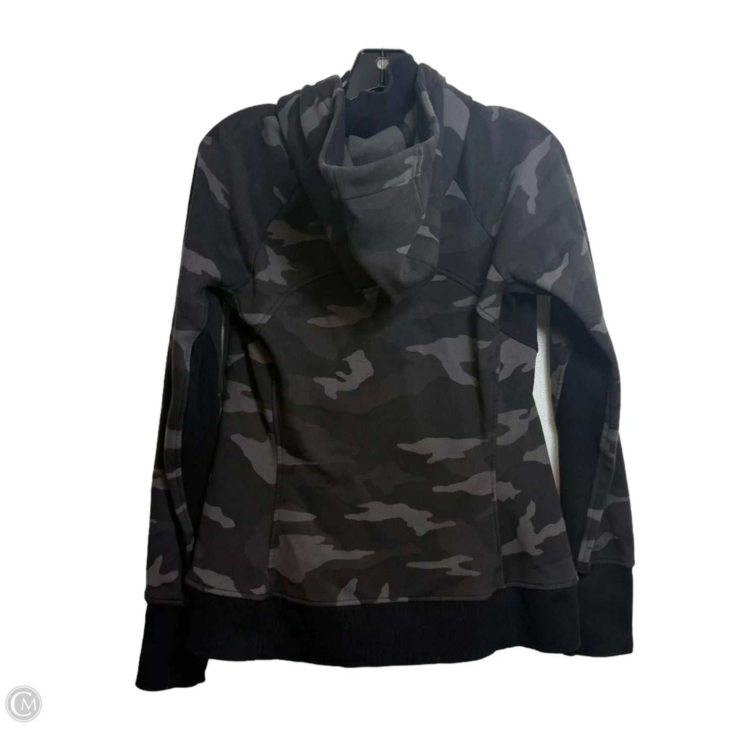 Athletic Sweatshirt Hoodie By Athleta In Camouflage Print, Size: M