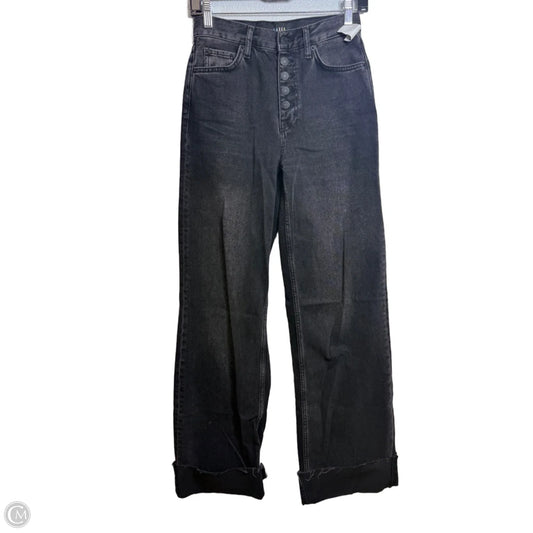 Jeans Wide Leg By Rails In Black Denim, Size: 0