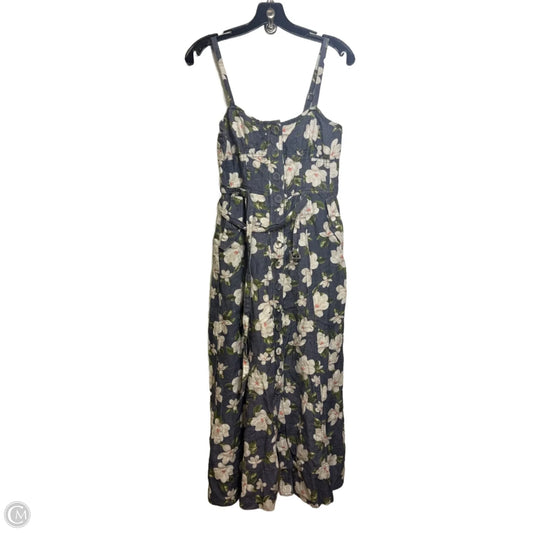Dress Casual Midi By Clothes Mentor In Floral Print, Size: M