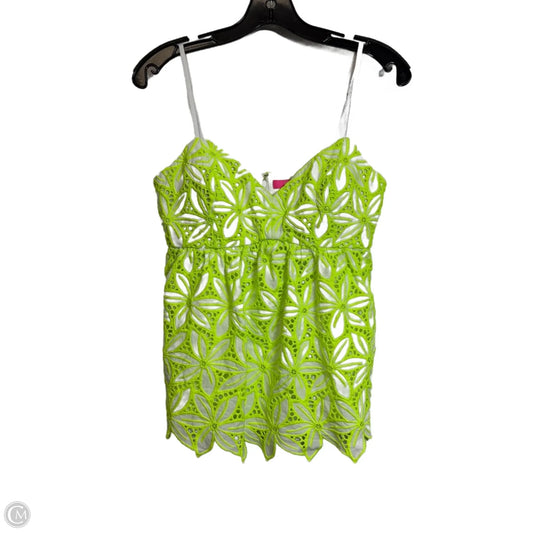 Tank Top Designer By Lilly Pulitzer In Green, Size: S