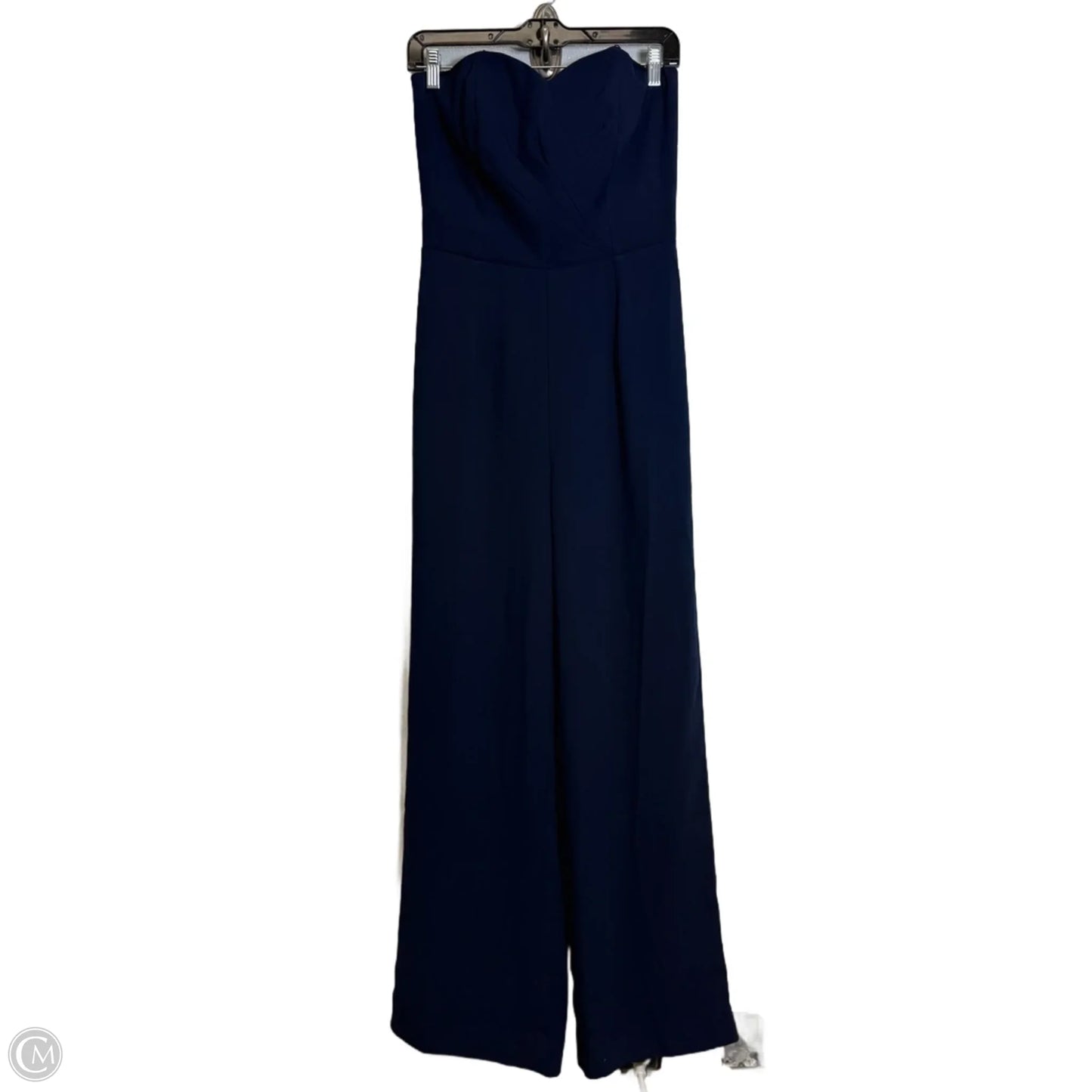 Strapless Jumpsuit Designer By Lilly Pulitzer In Navy, Size: 2