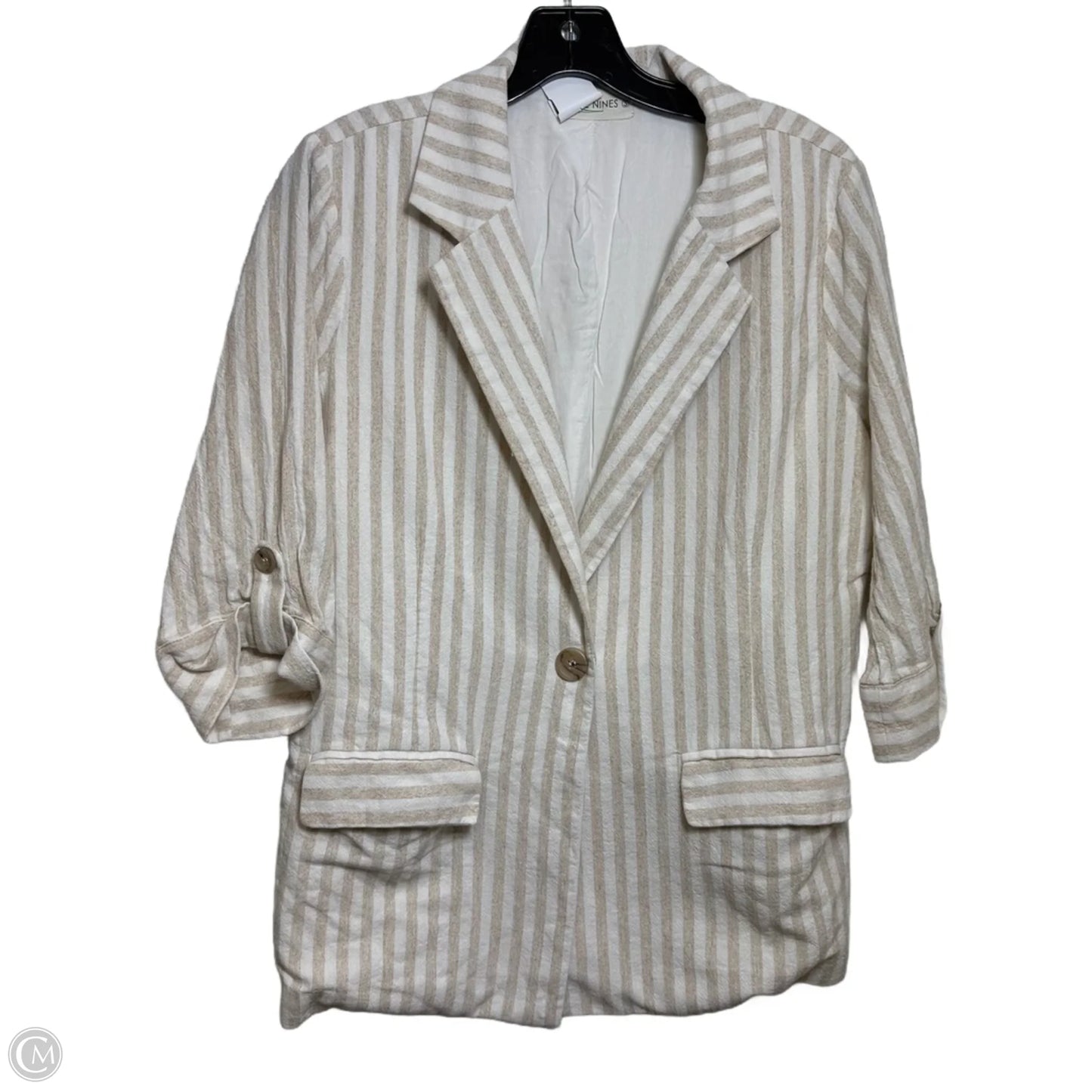 Blazer By Cme In Striped Pattern, Size: S