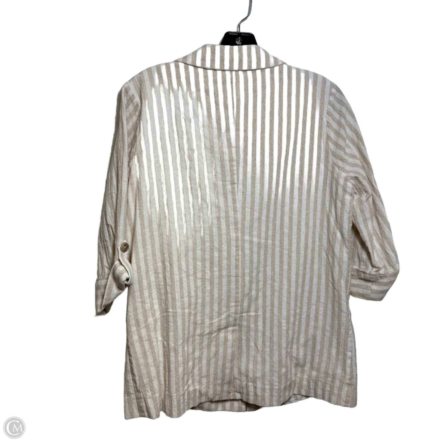 Blazer By Cme In Striped Pattern, Size: S