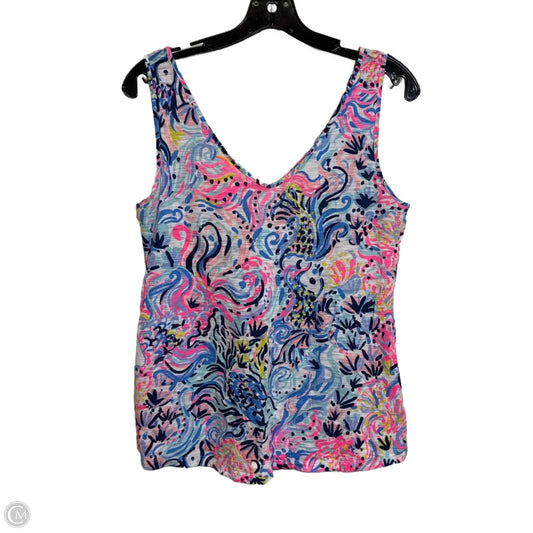 Top Sleeveless Designer By Lilly Pulitzer In Multi-colored, Size: S