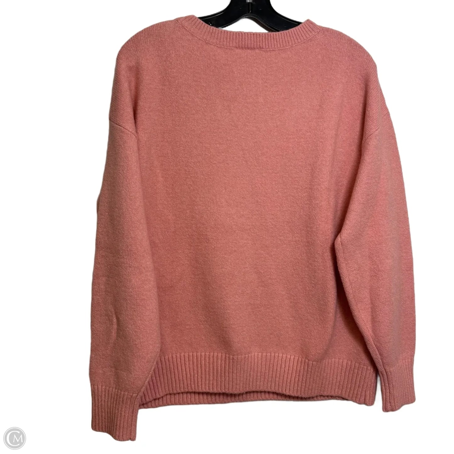 Sweater By Loft In Peach, Size: L