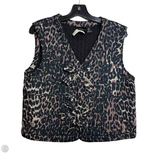 Vest Puffer & Quilted By Bailey 44 In Animal Print, Size: L