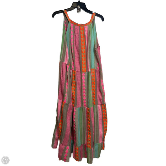 Dress Casual Midi By Clothes Mentor In Multi-colored, Size: L/XL