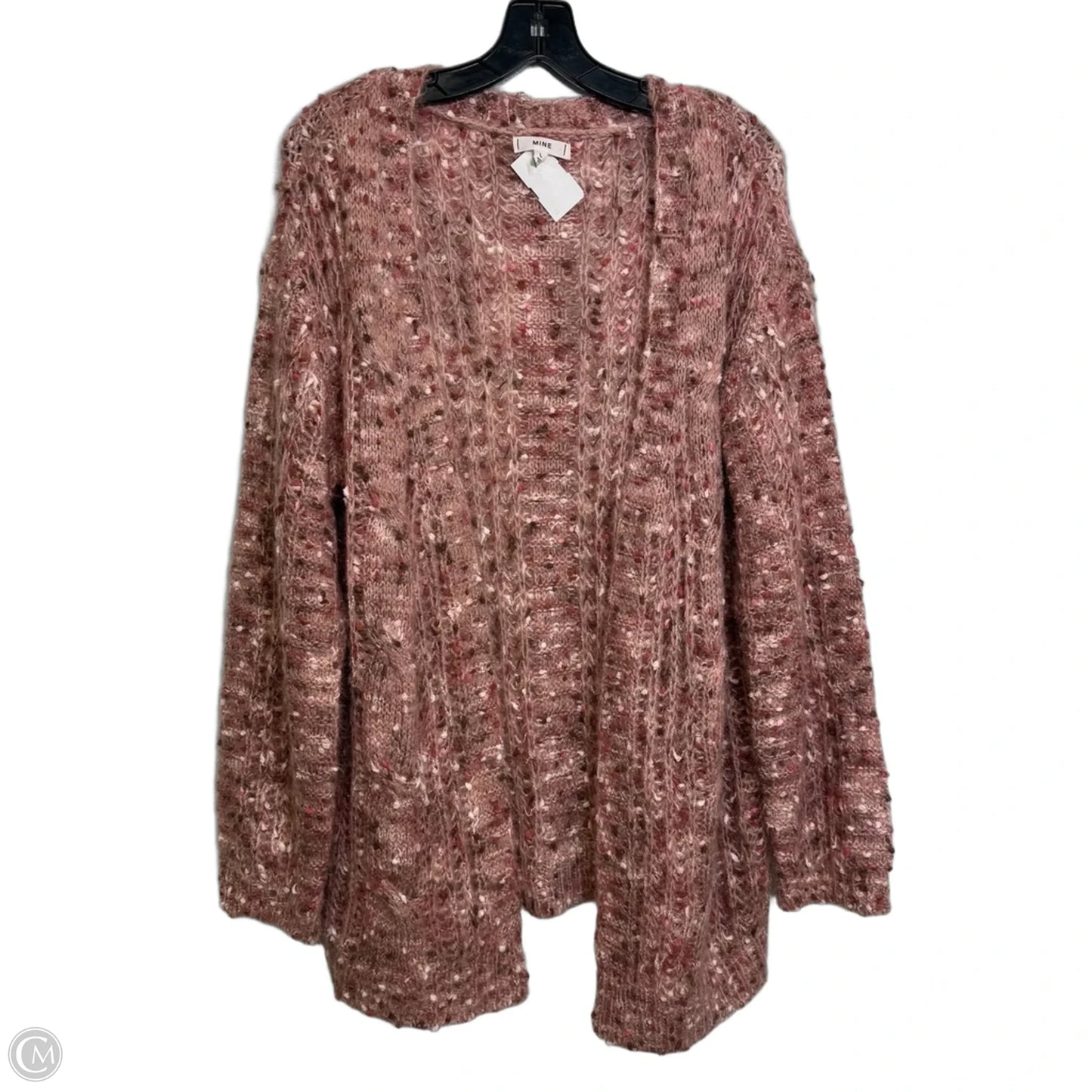 Cardigan By Mine In Pink, Size: L