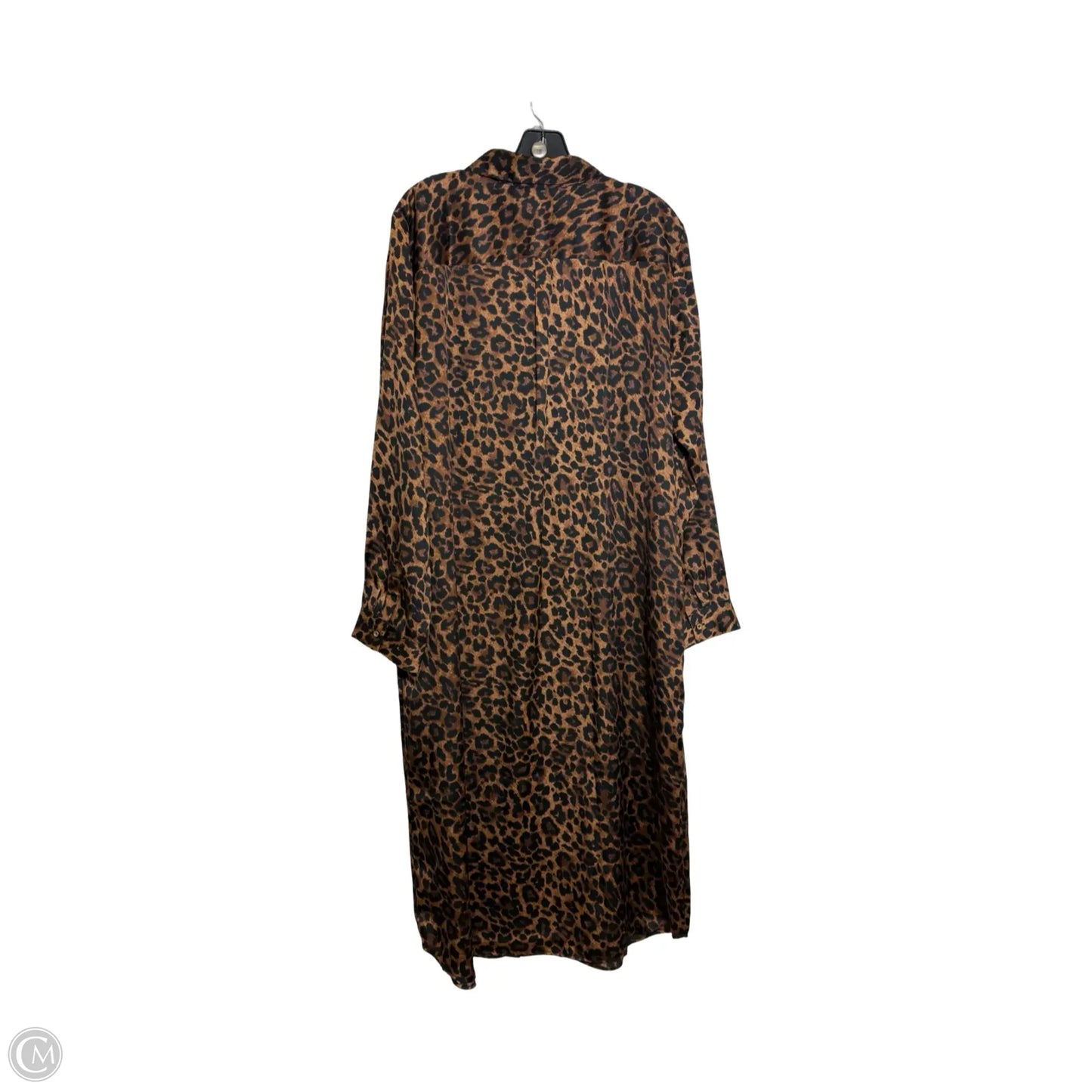 Dress Casual Midi By Talbots In Animal Print, Size: 18