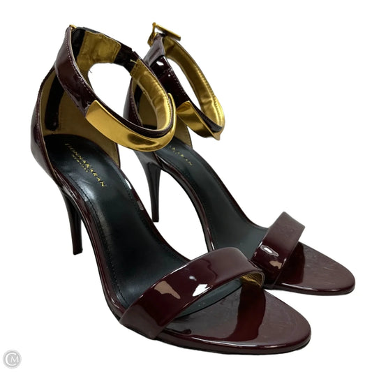 Shoes Heels Stiletto By Donna Karan In Maroon, Size: 11