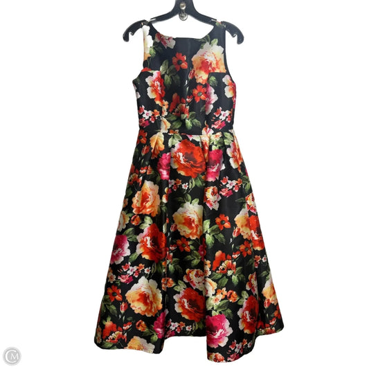 Dress Party Midi By Chicwish In Floral Print, Size: S