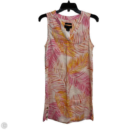 Dress Casual Short By Tahari In Orange, Size: S