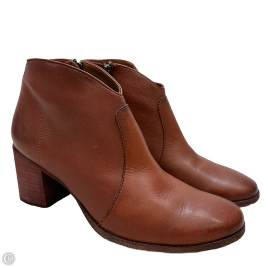 Boots Designer By Frye In Brown, Size: 10