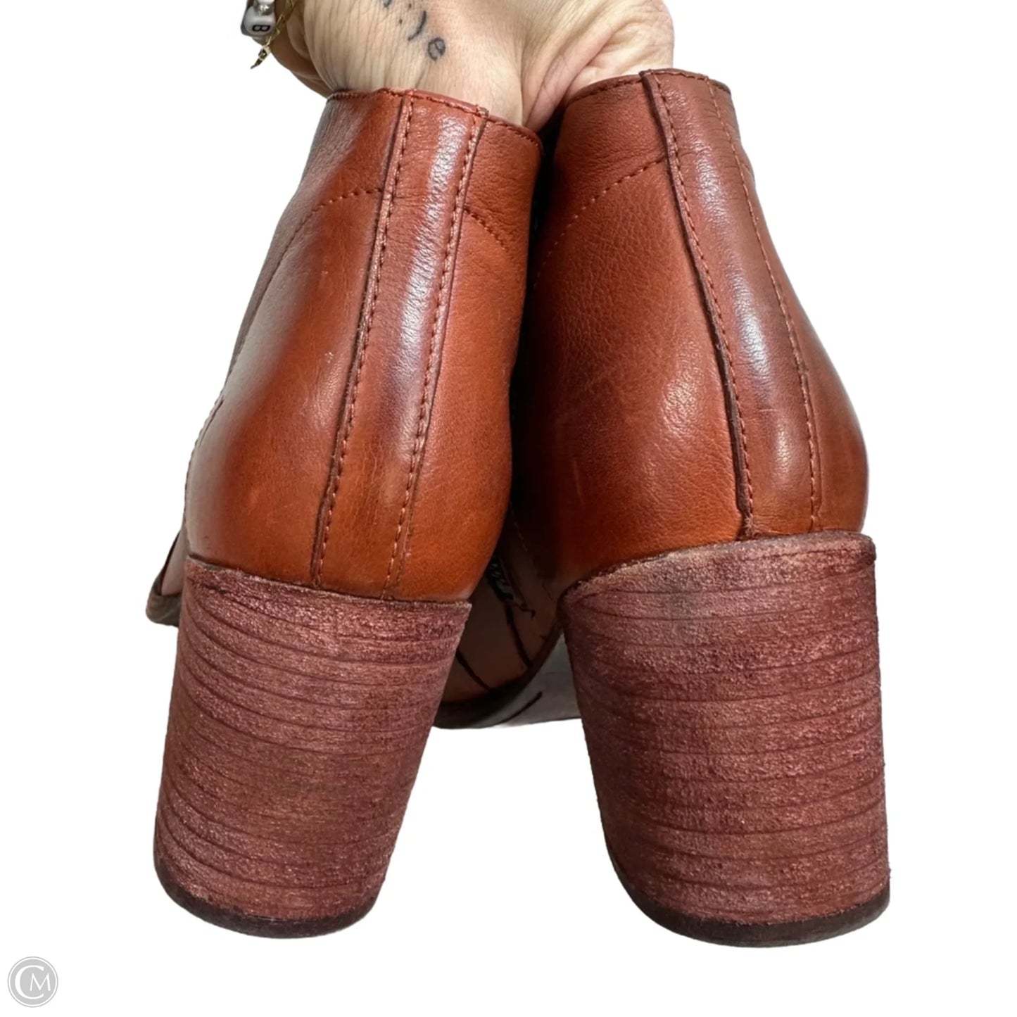 Boots Designer By Frye In Brown, Size: 10