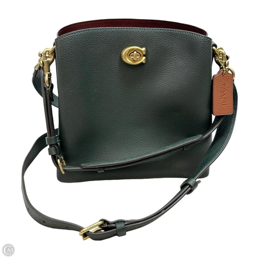 Willow Bucket Bag Crossbody Designer By Coach, Size: Medium
