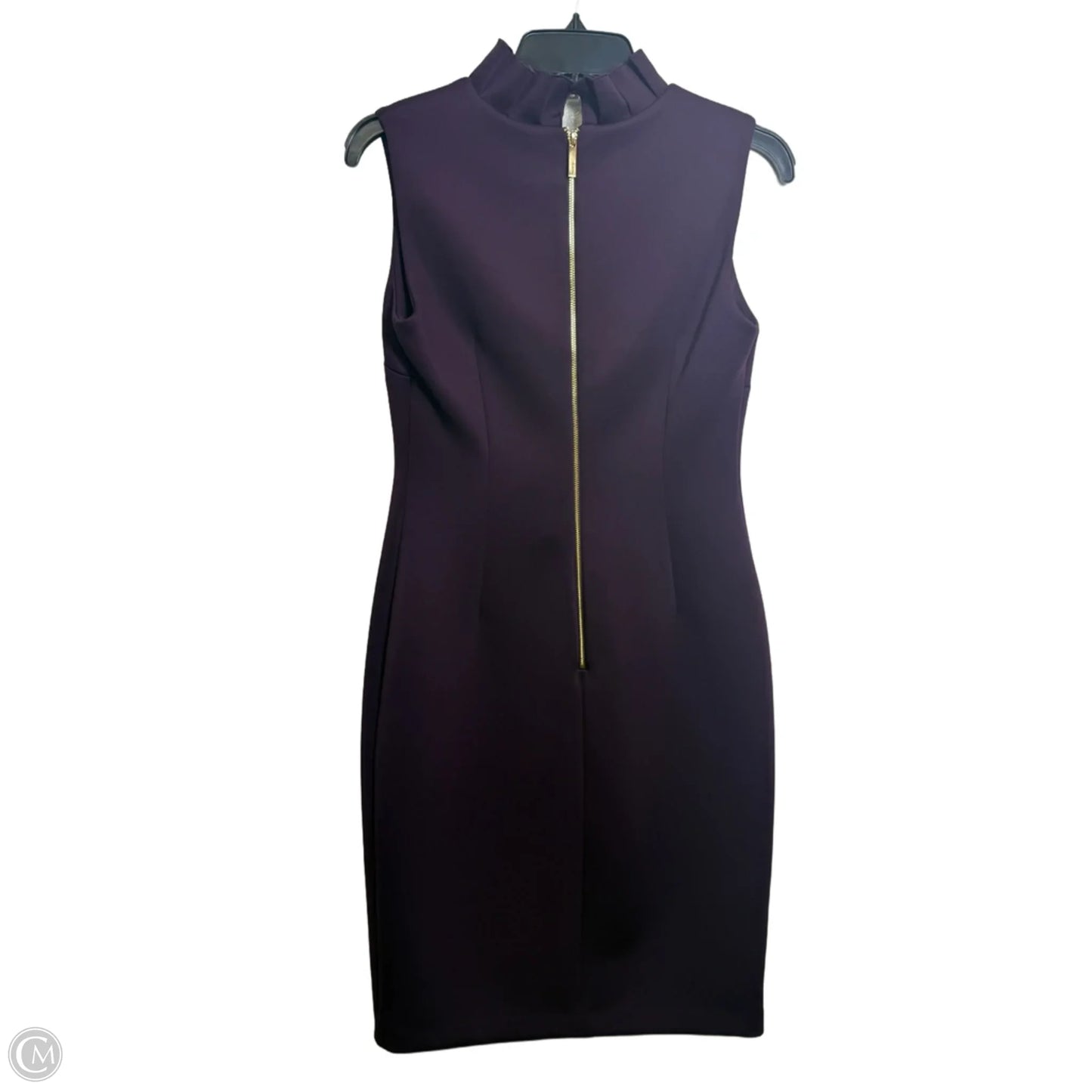 Dress Party Short By Calvin Klein In Purple, Size: 6
