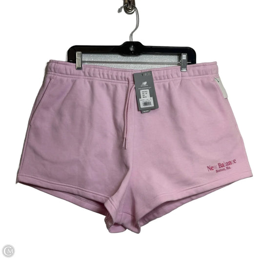Athletic Shorts By New Balance In Pink, Size: Xl
