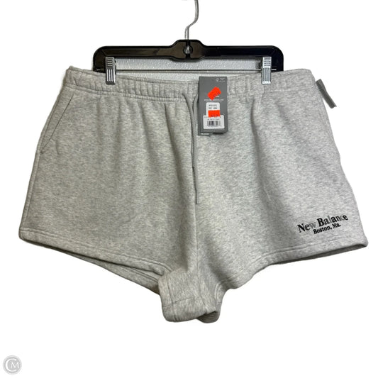 Athletic Shorts By New Balance In Grey, Size: Xl