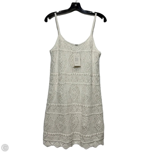 Dress Casual Short By A New Day In Ivory, Size: M